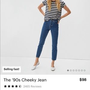 Everlane the ‘90s cheeky jean